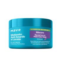 Máscara Capilar Mavie Vegana Platinum Desamarelador 250ml Máscara Capilar Mavie Vegana Platinum Desamarelador 250ml