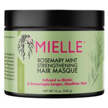 Máscara Capilar Mielle Organics Rosemary Mint - Fortalecedora 350ml