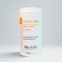 Máscara Capilar Miss Anne Espermacete de Baleia Hidratação 1kg