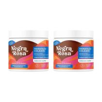Mascara Capilar Negra Rosa 500G Hidrataçao - Kit Com 2Un Mascara Capilar Negra Rosa 500G Hidrataçao - Kit Com 2Un