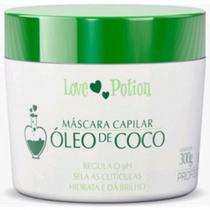 Mascara capilar óleo de coco 300g love potion