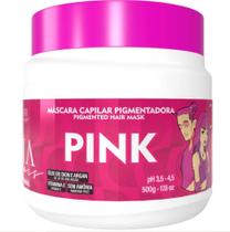 Máscara Capilar Pigmentadora Troia Colors Pink 500g Cor fantasia - Troia Hair