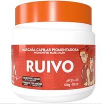 Máscara Capilar Pigmentadora Troia Colors Ruivo 500g Cor fantasia - Troia Hair