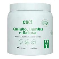 Máscara Capilar Quiabo, Bambu e Babosa 1Kg Eaê Creme de Cabelo - Eae