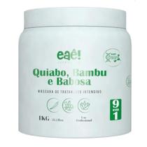 Máscara Capilar Quiabo, Bambu e Babosa 1Kg Eaê Creme de Cabelo