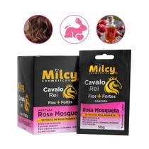 Mascara Capilar Rosa Mosqueta Brilho Cavalo Rei Milcy 30g