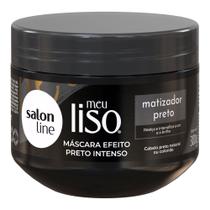 Máscara Capilar Salon Line Meu Liso Matizadora Preto 300g