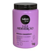 Máscara Capilar Salon Line SOS Hidratação Queratina E Colágeno 1kg