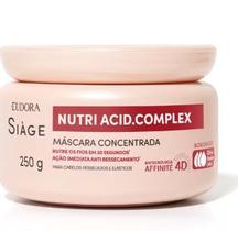 Máscara Capilar Siàge Nutri Acid.Complex 250g Cabelos Ressecados Brilho e Maciez