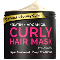 Máscara Capilar SUNATORIA Cabelo Cacheado com Argan e Queratina 250mL Máscara Capilar SUNATORIA Cabelo Cacheado com Argan e Queratina 250mL