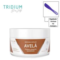 Máscara Capilar Tonalizante Avelã Marrom Tratamento Tridium 150g Máscara Capilar Tonalizante Avelã Marrom Tratamento Tridium 150g