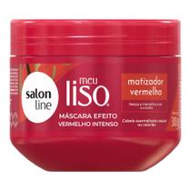 Máscara Capilar Vermelha Salon Line Meu Liso Super Vermelho 300g