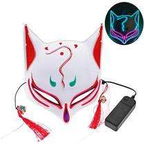 Máscara Carnival El Fox PVC 17,5 x 28 cm para festa à fantasia de Halloween Máscara Carnival El Fox PVC 17,5 x 28 cm para festa à fantasia de Halloween