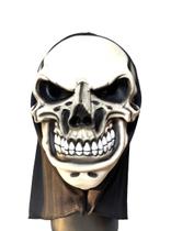 Máscara Caveira assustadora Maquiavélica de Látex Máscara Caveira assustadora Maquiavélica de Látex