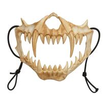 Máscara Caveira Boca Festa Halloween Meia Face Cosplay Dragão Japonês Esqueleto Noite do Horror Terror Osso Dente Máscara Caveira Boca Festa Halloween Meia Face Cosplay Dragão Japonês Esqueleto Noite do Horror Terror Osso Dente