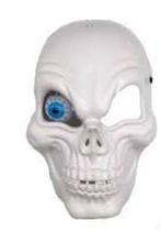 Máscara Caveira Com 1 Olhos Cores Sortidas - SEMAAN Máscara Caveira Com 1 Olhos Cores Sortidas - SEMAAN