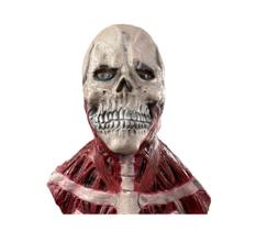 Máscara Caveira Esqueleto Humano Crânio Completo Látex Halloween