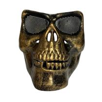 Máscara Caveira Metalizada Halloween para Fantasia 7 Lobos Máscara Caveira Metalizada Halloween para Fantasia 7 Lobos