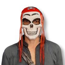 Máscara Caveira Pirata Cosplay Halloween Máscara Caveira Pirata Cosplay Halloween