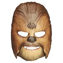 Máscara Chewbacca Wookiee Star Wars, Efeitos Sonoros, 5+, Marrom (Exclusivo Amazon)