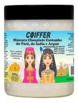 Máscara Chocolate Castanho do Pará, da índia e Argan 500g - Coiffer Máscara Chocolate Castanho do Pará, da índia e Argan 500g - Coiffer