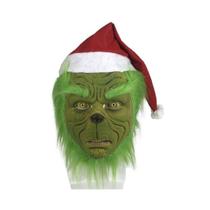 Máscara Christmas Grinch Latex Full Face Cover Halloween Máscara Christmas Grinch Latex Full Face Cover Halloween