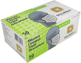 Máscara Cirúrgica Descarpack 50 Unidades Máscara Cirúrgica Descarpack 50 Unidades
