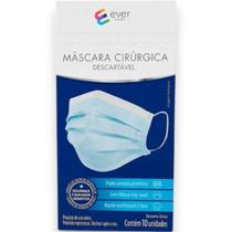 Máscara Cirúrgica Descartável Azul 1 Unidade Ever Máscara Cirúrgica Descartável Azul 1 Unidade Ever