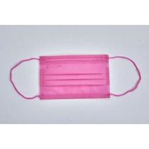 Máscara Cirúrgica Descartável Rosa 50 Unidades ulmed