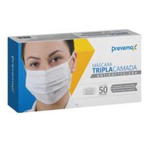 Máscara Cirúrgica Descartável Tripla C/ 50un Prevemax