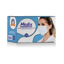 Máscara Cirúrgica Descartável Tripla C/elástico C/50 - Medix Máscara Cirúrgica Descartável Tripla C/elástico C/50 - Medix