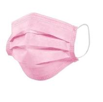 Máscara Cirúrgica Rosa Descartável Tripla Camada Com Filtro Máscara Cirúrgica Rosa Descartável Tripla Camada Com Filtro