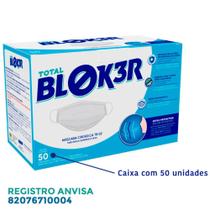 Máscara Cirúrgica Tripla TB-02 BLOKER ANVISA Máscara Cirúrgica Tripla TB-02 BLOKER ANVISA