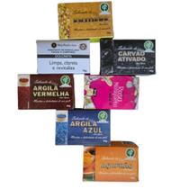 mascara clareadora para limpeza de pele sabonete barra 90g -diversos- 7 unidades