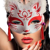 Máscara Cobertura Olhos Anime Cospaly Com Leds Branco M922 Máscara Cobertura Olhos Anime Cospaly Com Leds Branco M922