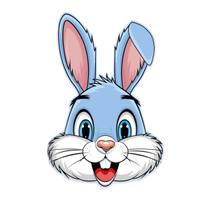 Máscara Coelho Da Páscoa Papel Cartão - 5 Unidades