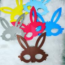 Máscara coelho páscoa festas aniversário 50 UNIDADES Máscara coelho páscoa festas aniversário 50 UNIDADES