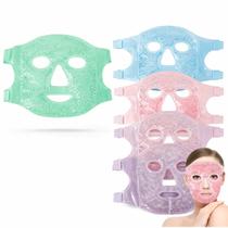 Máscara Compressa Facial Térmica Gel Quente Fria Antiinchaço