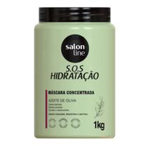 Máscara concentrada salon line s.o.s hidratação azeite de oliva 1kg