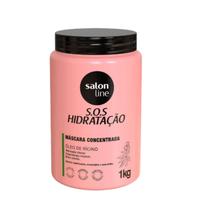 Mascara Concentrada Salon Line SOS Hidratação Óleo de Rícino 1kg
