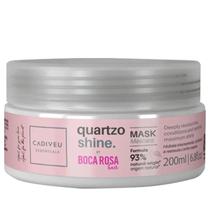 Máscara Condicionante Cadiveu Essentials Quartzo Shine 200ml Nutrição Brilho Maciez e Proteção