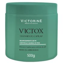 Mascara Controla e Alinha os Fios Balanceamento e Controle de PH Profissional Blend Oil Aminoácidos Brilho Intenso Victorine Victox 500g