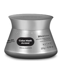 Máscara Cor Ambar Matizador Cabelo Castanho E Preto Tonalizante Antienvelhecimento Ação Antioxidante