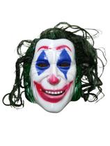 Máscara Coringa Fantasia Palhaço Cosplay Halloween Carnaval Máscara Coringa Fantasia Palhaço Cosplay Halloween Carnaval