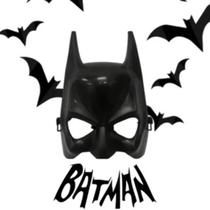 Máscara Cosplay Batman Acessório Fantasia Carnaval Halloween Festa Folia Herói Homem Morcego Cavaleiro das Trevas Adulto ou Infantil Brincadeiras