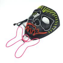 Máscara Cosplay Masquerade Luminosa Fluorescente 18x18,9cm