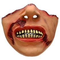 Máscara Creative Scary Half Face Wound Scar Horror Resin