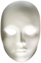 Máscara Creativity Street Plain Plastic Feminine White 4201 Máscara Creativity Street Plain Plastic Feminine White 4201