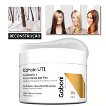 Máscara Creme de Reconstrução Intensa Ultimate UTI 250g Gaboni Professional Máscara Creme de Reconstrução Intensa Ultimate UTI 250g Gaboni Professional