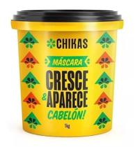 Máscara Cresce E Aparece 1 Kg Nutrição Com Força - Chikas Máscara Cresce E Aparece 1 Kg Nutrição Com Força - Chikas